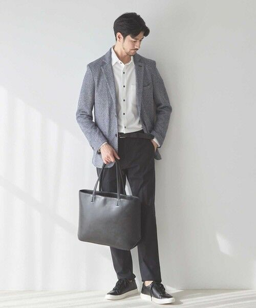 MEN'S BIGI / メンズビギ トートバッグ | ムラ加工フェイクレザートートバッグ | 詳細2