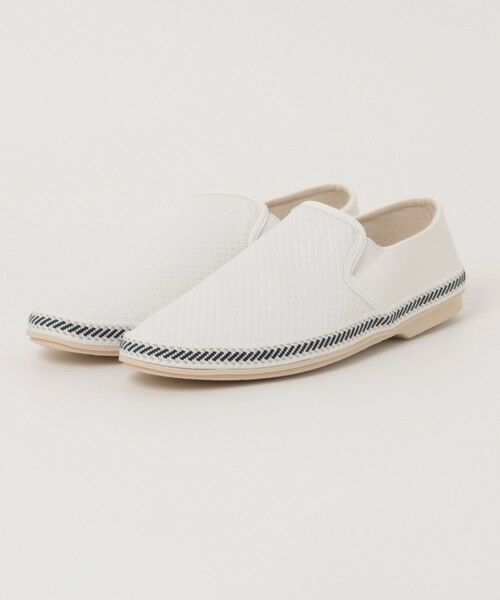 MEN'S BIGI / メンズビギ スニーカー | イントレチャートスリッポン（ホワイト）