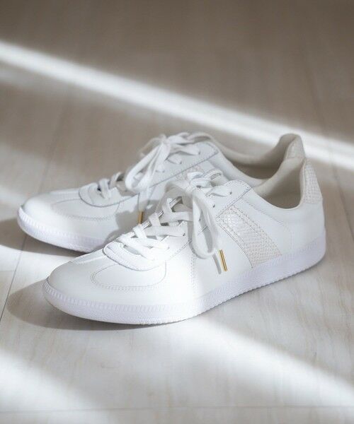 MEN'S BIGI / メンズビギ スニーカー | 【UNION STATION by MEN’S BIGI 】REPRODUCT MILITALY GERMAN TRAINER ジャーマントレーナー（オフホワイト系）