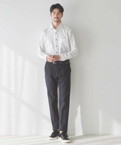 MEN'S BIGI / メンズビギ シャツ・ブラウス | ストレッチカチオンワイドカラーシャツ | 詳細4