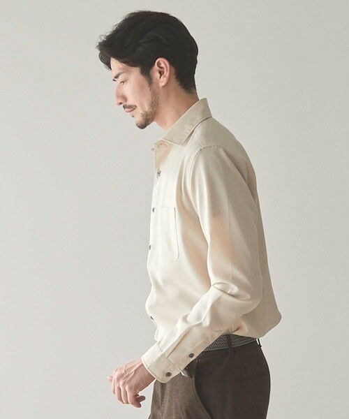 MEN'S BIGI / メンズビギ シャツ・ブラウス | ストレッチカチオンワイドカラーシャツ | 詳細10