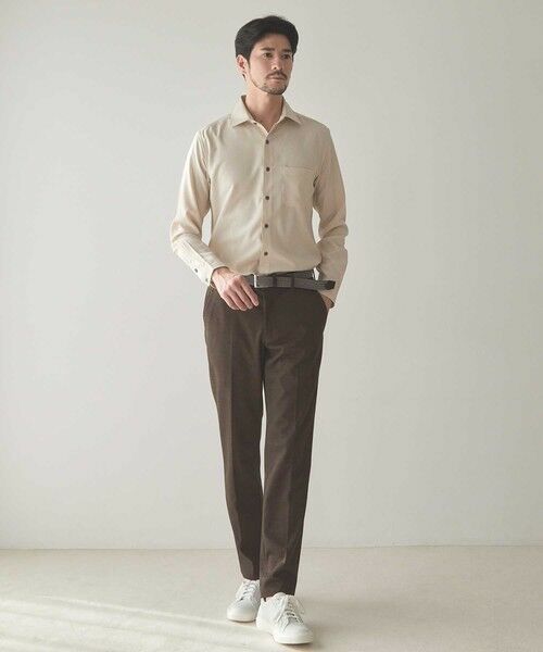 MEN'S BIGI / メンズビギ シャツ・ブラウス | ストレッチカチオンワイドカラーシャツ | 詳細12