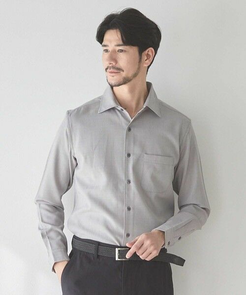 MEN'S BIGI / メンズビギ シャツ・ブラウス | ストレッチカチオンワイドカラーシャツ | 詳細16