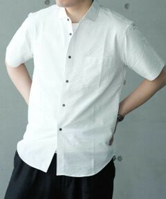 MEN'S BIGI / メンズビギ シャツ・ブラウス | 【抗菌・UVカット】レギュラーフィットワッシャーショートスリーブシャツ