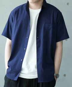 MEN'S BIGI / メンズビギ シャツ・ブラウス | 【抗菌・UVカット】レギュラーフィットワッシャーショートスリーブシャツ