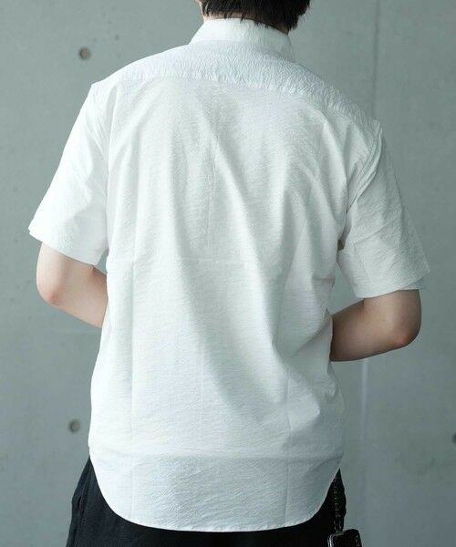 MEN'S BIGI / メンズビギ シャツ・ブラウス | 【抗菌・UVカット】レギュラーフィットワッシャーショートスリーブシャツ | 詳細2