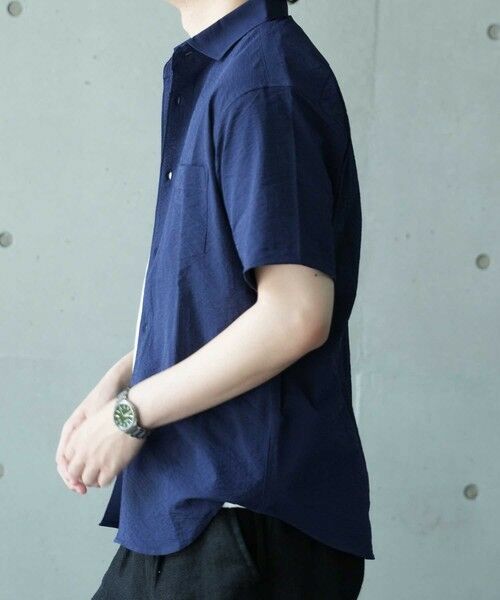 MEN'S BIGI / メンズビギ シャツ・ブラウス | 【抗菌・UVカット】レギュラーフィットワッシャーショートスリーブシャツ | 詳細7