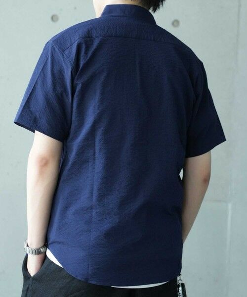 MEN'S BIGI / メンズビギ シャツ・ブラウス | 【抗菌・UVカット】レギュラーフィットワッシャーショートスリーブシャツ | 詳細8