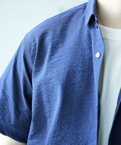 MEN'S BIGI / メンズビギ シャツ・ブラウス | 【抗菌・UVカット】レギュラーフィットワッシャーショートスリーブシャツ | 詳細9