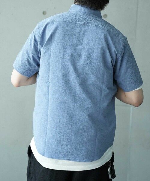 MEN'S BIGI / メンズビギ シャツ・ブラウス | 【抗菌・UVカット】レギュラーフィットワッシャーショートスリーブシャツ | 詳細12