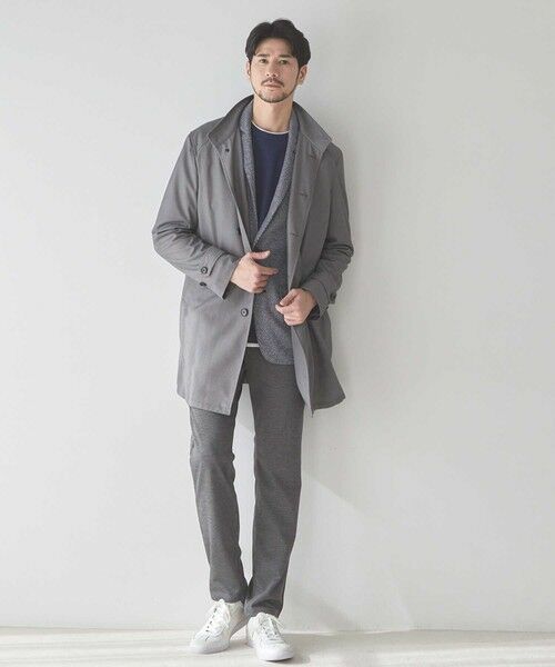 MEN'S BIGI / メンズビギ その他アウター | バーズアイスタンドコート | 詳細4