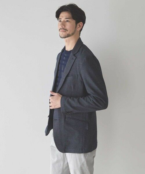 MEN'S BIGI / メンズビギ テーラードジャケット | デニム風トップカルゼテーラードジャケット | 詳細10
