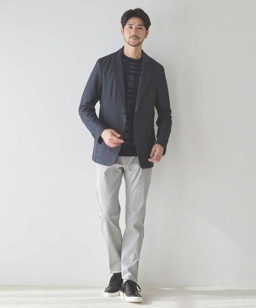 MEN'S BIGI / メンズビギ テーラードジャケット | デニム風トップカルゼテーラードジャケット | 詳細12