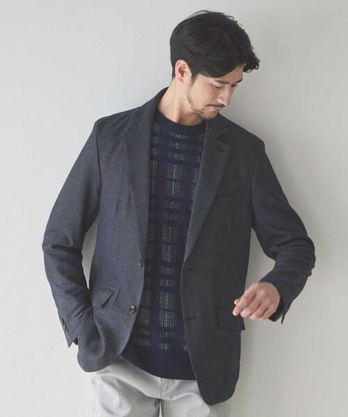 MEN'S BIGI / メンズビギ テーラードジャケット | デニム風トップカルゼテーラードジャケット | 詳細8