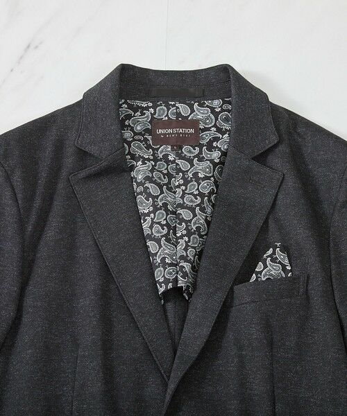 MEN'S BIGI / メンズビギ テーラードジャケット | メランジプリントポンチテーラードジャケット | 詳細4