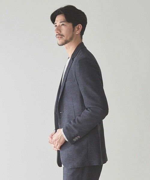 MEN'S BIGI / メンズビギ テーラードジャケット | メランジプリントポンチテーラードジャケット | 詳細9