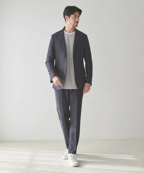 MEN'S BIGI / メンズビギ テーラードジャケット | メランジプリントポンチテーラードジャケット | 詳細12