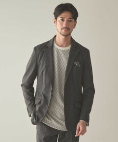 MEN'S BIGI / メンズビギ テーラードジャケット | 【セットアップ着用可】 トップカルゼジャージーテーラードジャケット