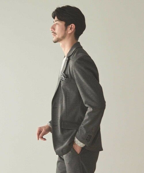 MEN'S BIGI / メンズビギ テーラードジャケット | 【セットアップ着用可】 トップカルゼジャージーテーラードジャケット | 詳細2