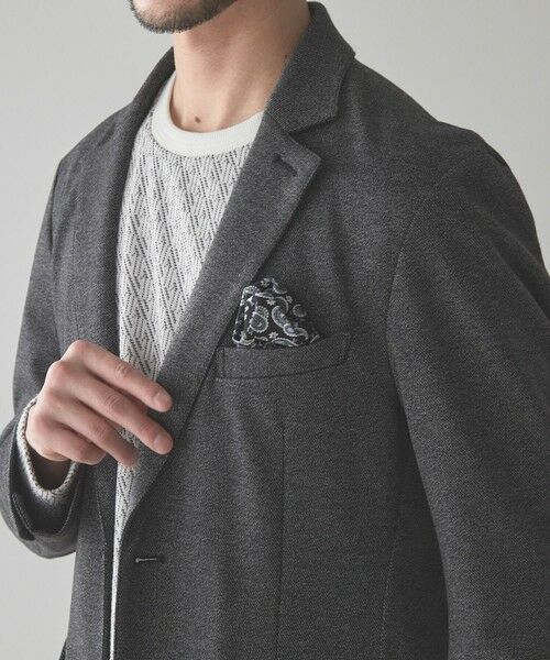 MEN'S BIGI / メンズビギ テーラードジャケット | 【セットアップ着用可】 トップカルゼジャージーテーラードジャケット | 詳細4