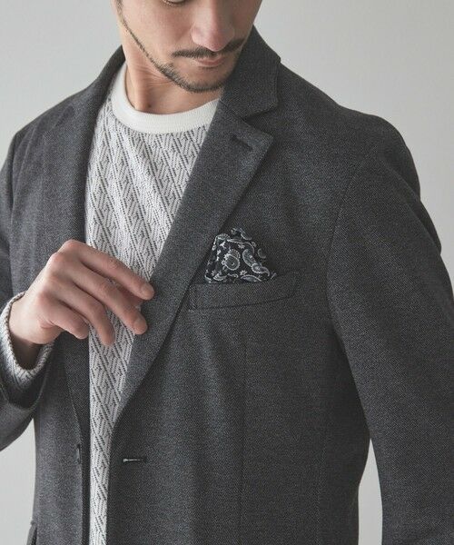 MEN'S BIGI / メンズビギ テーラードジャケット | 【セットアップ着用可】 トップカルゼジャージーテーラードジャケット | 詳細5