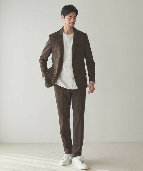 MEN'S BIGI / メンズビギ テーラードジャケット | 【セットアップ着用可】 トップカルゼジャージーテーラードジャケット | 詳細12