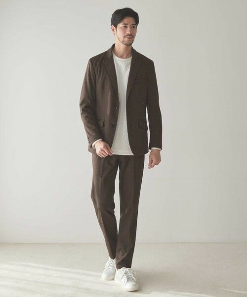 MEN'S BIGI / メンズビギ テーラードジャケット | 【セットアップ着用可】 トップカルゼジャージーテーラードジャケット | 詳細13