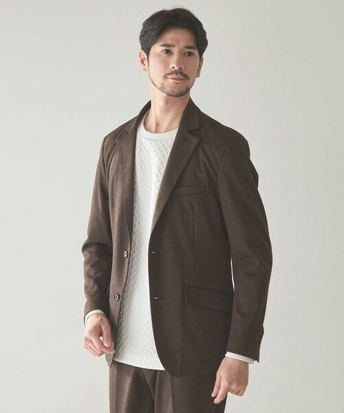 MEN'S BIGI / メンズビギ テーラードジャケット | 【セットアップ着用可】 トップカルゼジャージーテーラードジャケット | 詳細9