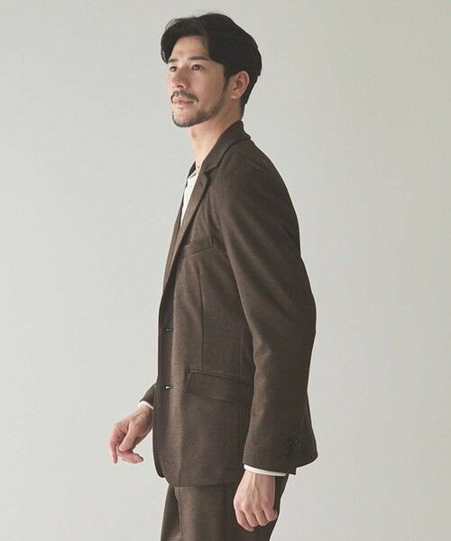 MEN'S BIGI / メンズビギ テーラードジャケット | 【セットアップ着用可】 トップカルゼジャージーテーラードジャケット | 詳細10