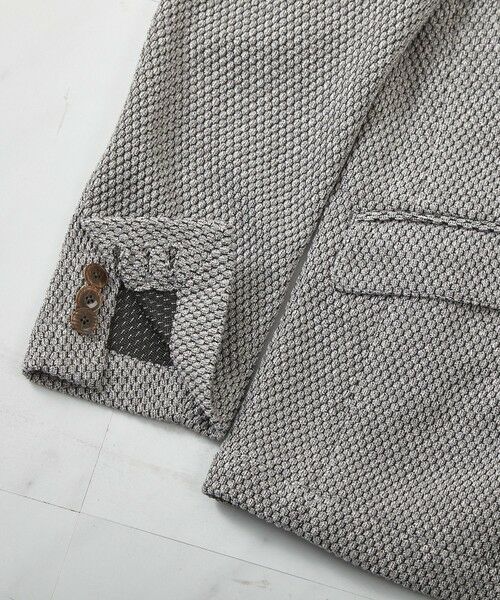 MEN'S BIGI / メンズビギ テーラードジャケット | ラッセル編みテーラードジャケット | 詳細3