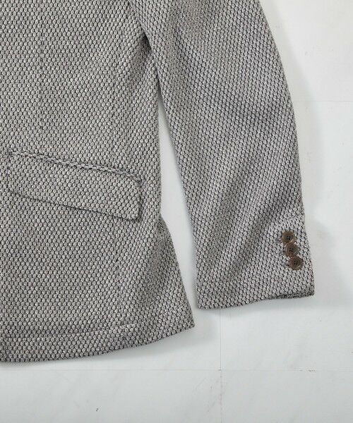 MEN'S BIGI / メンズビギ テーラードジャケット | ラッセル編みテーラードジャケット | 詳細4