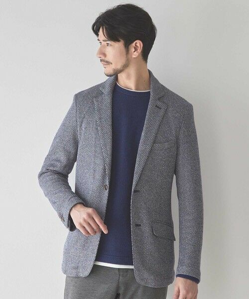 MEN'S BIGI / メンズビギ テーラードジャケット | ラッセル編みテーラードジャケット | 詳細6