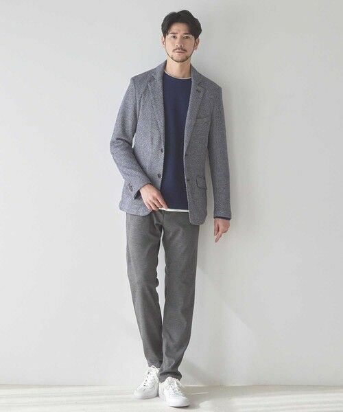 MEN'S BIGI / メンズビギ テーラードジャケット | ラッセル編みテーラードジャケット | 詳細10