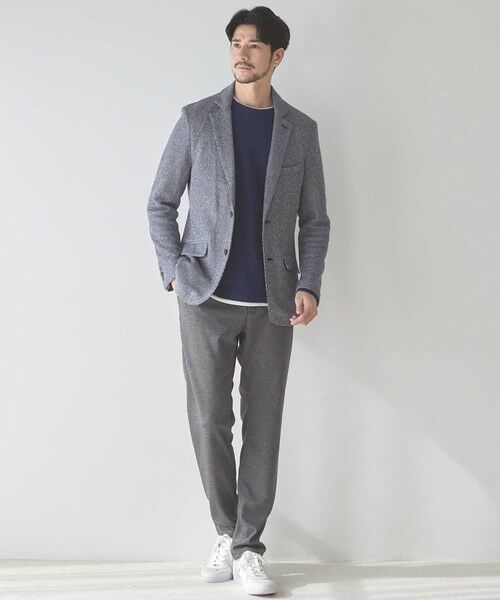MEN'S BIGI / メンズビギ テーラードジャケット | ラッセル編みテーラードジャケット | 詳細11