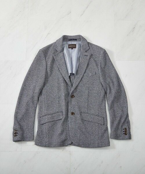 MEN'S BIGI / メンズビギ テーラードジャケット | ラッセル編みテーラードジャケット | 詳細12