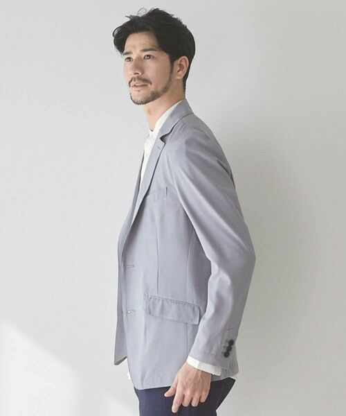 MEN'S BIGI / メンズビギ テーラードジャケット | ハイパーストレッチポリエステルタフタテーラードジャケット | 詳細3