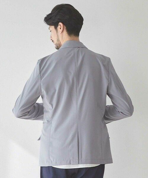 MEN'S BIGI / メンズビギ テーラードジャケット | ハイパーストレッチポリエステルタフタテーラードジャケット | 詳細4