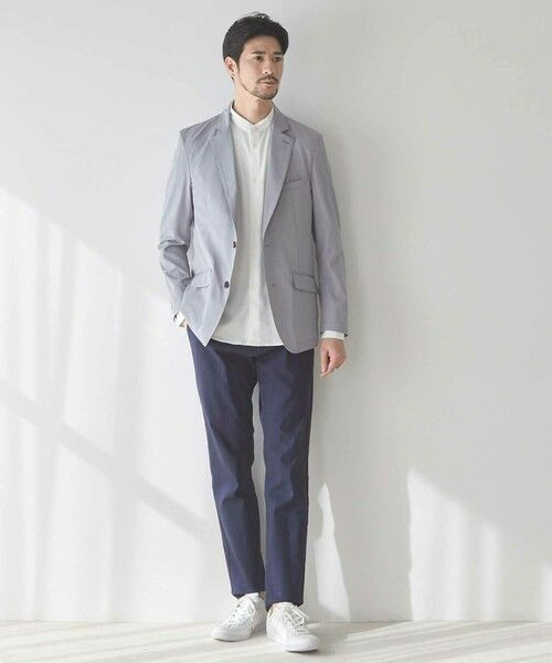 MEN'S BIGI / メンズビギ テーラードジャケット | ハイパーストレッチポリエステルタフタテーラードジャケット | 詳細5