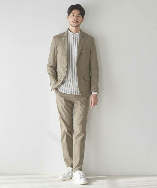 MEN'S BIGI / メンズビギ テーラードジャケット | ハイパーストレッチポリエステルタフタテーラードジャケット | 詳細13