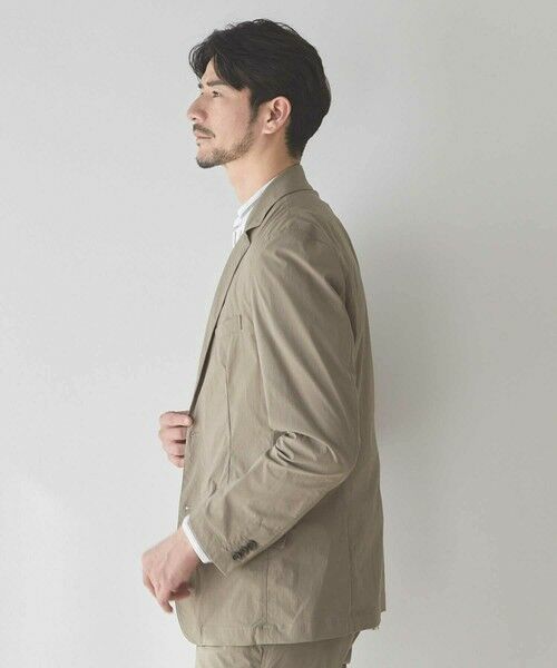 MEN'S BIGI / メンズビギ テーラードジャケット | ハイパーストレッチポリエステルタフタテーラードジャケット | 詳細9