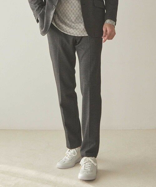 MEN'S BIGI / メンズビギ その他パンツ | 【セットアップ着用可】 トップカルゼジャージースラックス（チャコールグレー）