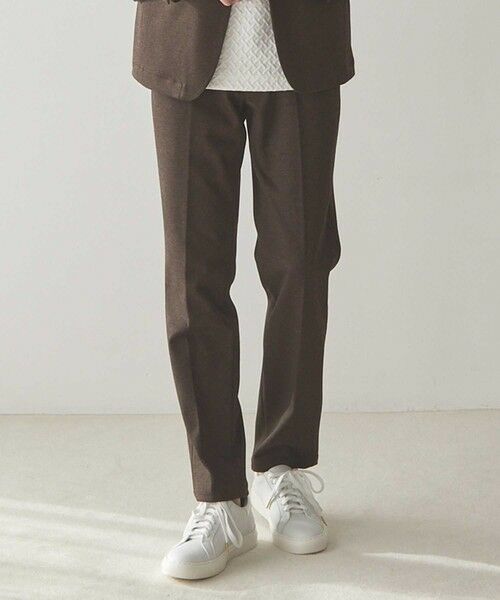 MEN'S BIGI / メンズビギ その他パンツ | 【セットアップ着用可】 トップカルゼジャージースラックス（ブラウン）