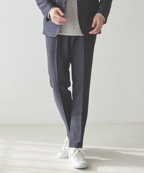 MEN'S BIGI / メンズビギ スラックス・ドレスパンツ | カラミ織りスラックス（ネイビー）