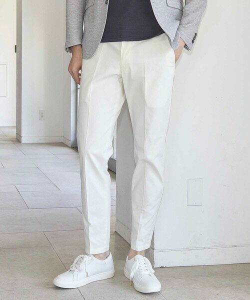 MEN'S BIGI / メンズビギ スラックス・ドレスパンツ | N/Cスラブストレッチスラックス | 詳細1