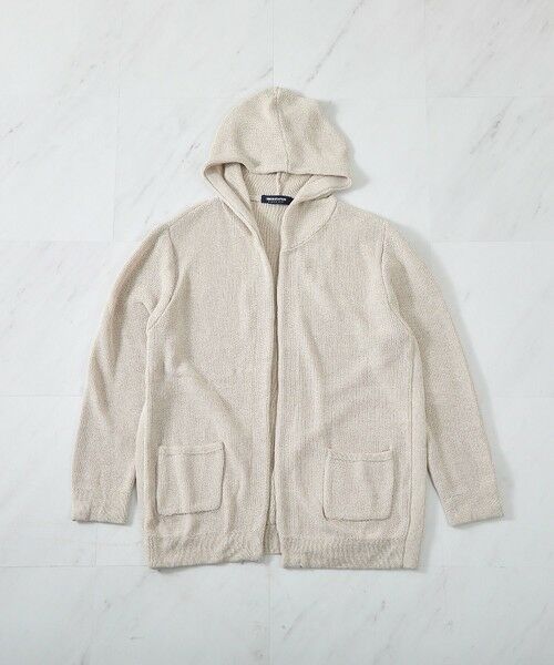 MEN'S BIGI / メンズビギ ニット・セーター | ウォッシャブルボタンレスパーカーカーディガン | 詳細6