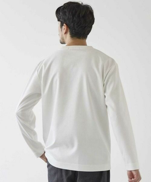 MEN'S BIGI / メンズビギ スウェット | フェイクスウェードエンボス加工スウェット | 詳細2