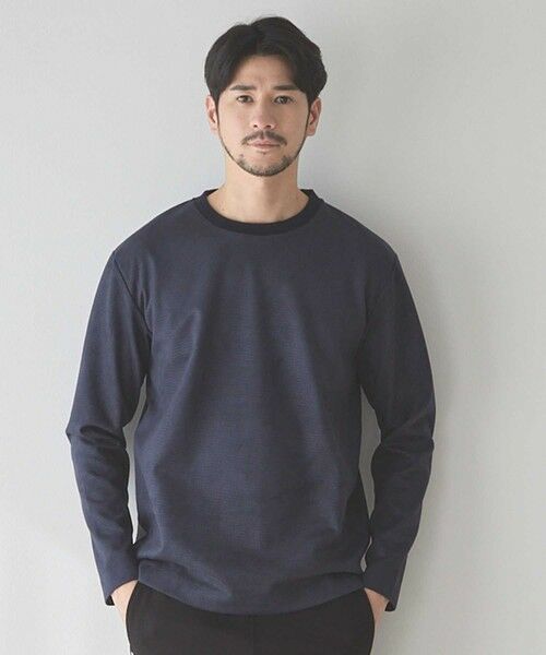 MEN'S BIGI / メンズビギ スウェット | フェイクスウェードエンボス加工スウェット | 詳細5