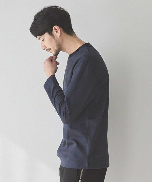 MEN'S BIGI / メンズビギ スウェット | フェイクスウェードエンボス加工スウェット | 詳細6