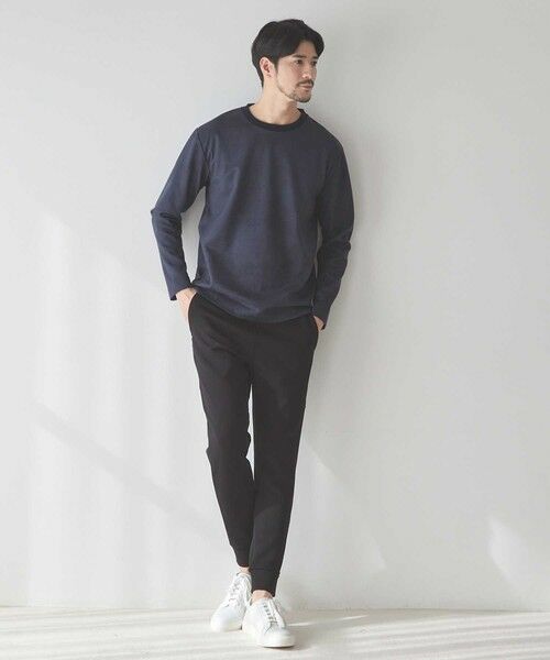 MEN'S BIGI / メンズビギ スウェット | フェイクスウェードエンボス加工スウェット | 詳細8