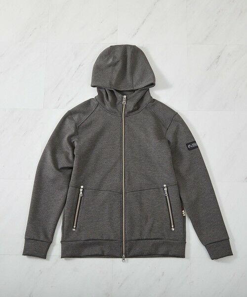 MEN'S BIGI / メンズビギ スウェット | <プロスペリティ×UNION STATION>ストレッチポンチジップアップパーカ（グレー）